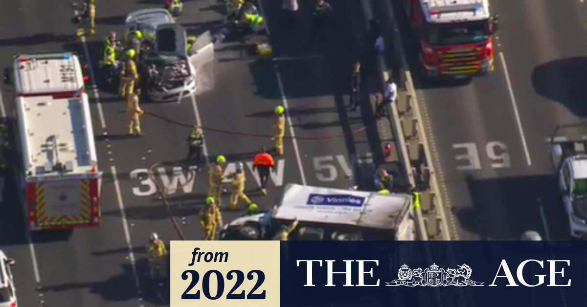 West Gate Bridge crash Lanes reopen following serious collision